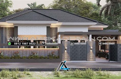 Desain Rumah X Meter Pemilik Ibu Jihan Palembang Arsika