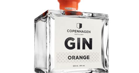 Orange Gin 500ml Organic Dry Gin 41% — Copenhagen Distillery