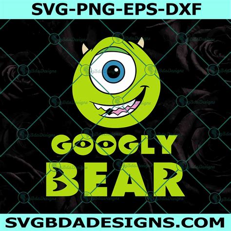 Googly Bear Monster SVG, Couple Shirts - SvgBdaDesigns