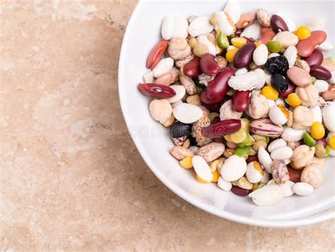 Mixed Dried Beans Stock Photo Image Of Healthy Food 24547766