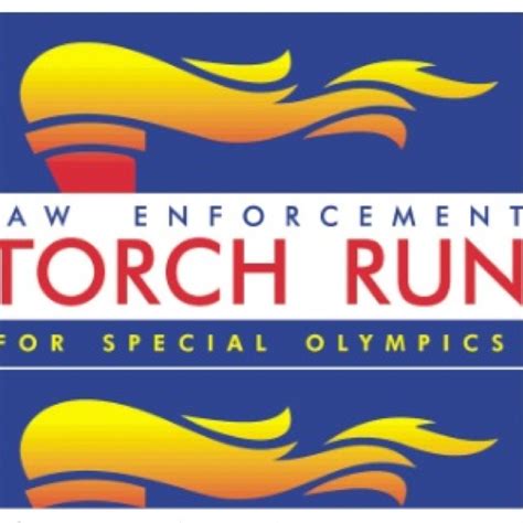 The Law Enforcement Torch Run For Special Olympics Logo Is Shown In Red