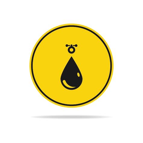 premium vector  sign   drop symbol isolated   white