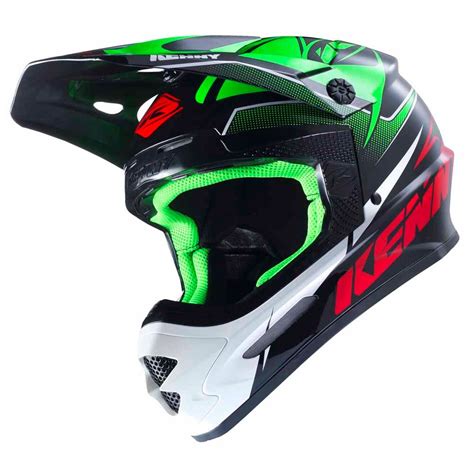 Casco De Motocross Kenny Outlet Track Verde Negro Rojo