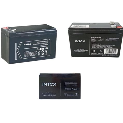 Intex Battery For Ups And Kstar Fm Maintenance Free Sealed Lead