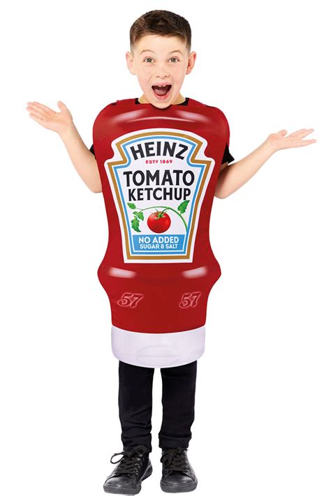 Heinz Ketchup Kostüm für Kinder Party ch