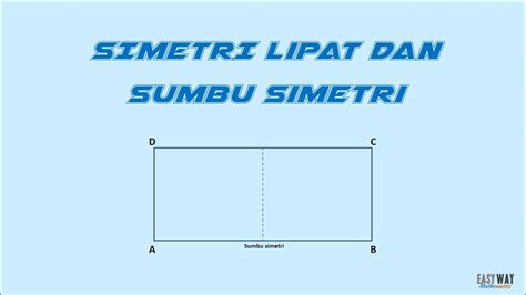 Cara Mudah Memahami Simetri Lipat Dan Sumbu Simetri Youtube