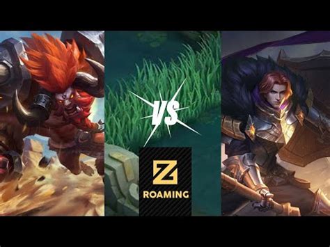 MLBB Minotaur VS Tigreal ROAM Lane Gameplay YouTube