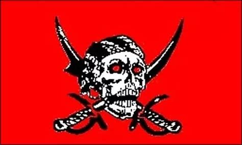 Red Skull Pirate Flag El Cheapo Flags