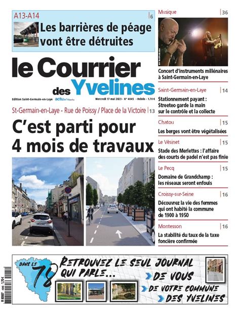 Le Courrier Des Yvelines N Du Mai T L Charger Sur Ipad