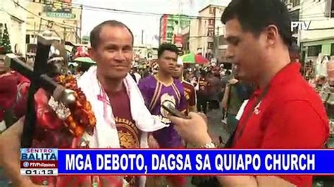 Mga Deboto Dagsa Sa Quiapo Church Video Dailymotion