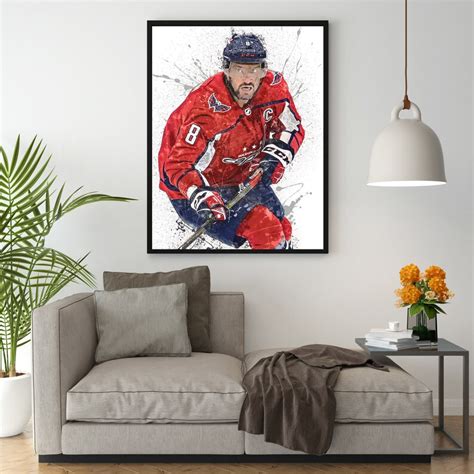 Alex Ovechkin Poster Washington Capitals Wall Art Printable | Etsy