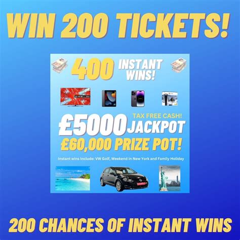 Win Tickets Into The Main Instant Win Draw No Breeze Competitions