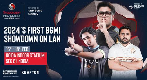 ESL Announces BGMI Snapdragon Pro Series LAN Venue