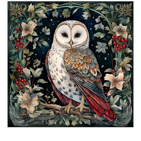 Owl Folk Art - Etsy