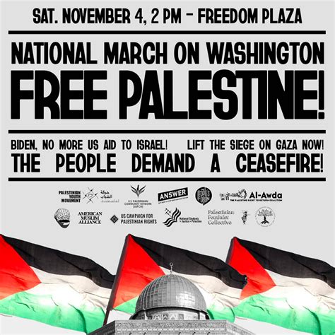 Join the National March on Washington for Palestine