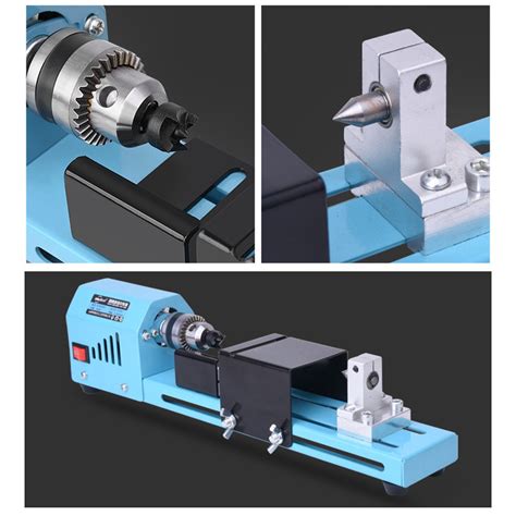 New 150w Dc 12v 24v Mini Wood Lathe Bead Cutting Drill Polishing Diy Woodworking Machine Set