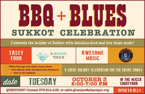 Bbq Blues Sukkah Celebration Atlanta Jewish Connector