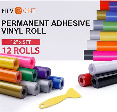 Amazon Htvront Permanent Vinyl For Cricut Pack Inch By