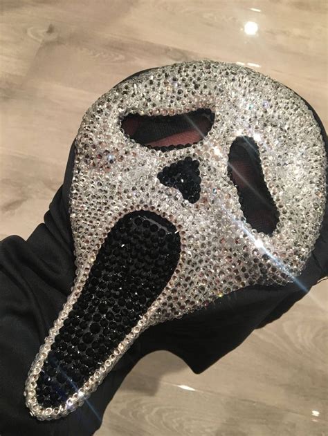 Crystallized Scream Mask - Etsy in 2023 | Scream mask, Scream halloween ...