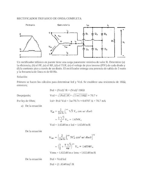 Docx Rectificador Trifasico De Onda Completa Pdfslide Net