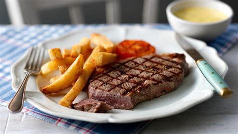 Sirloin Steak With Chunky Chips Recipe Bbc Food