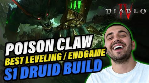 Diablo 4 New Updated Poison Claw Druid Build Best Levelingendgame