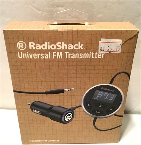 Radioshack 3 5mm Universal Fm Transmitter 1201773 For Sale Online Ebay