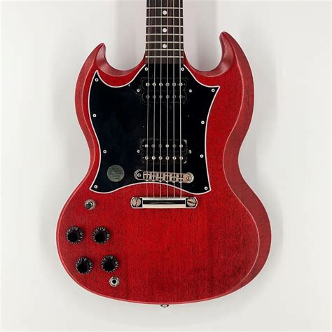 Gibson Sg Tribute Lefthand Vintage Cherry Satin Reverb Australia