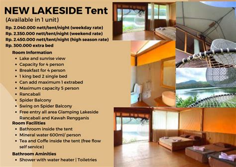 Glamping Tent Glamping Lakeside Harga Penginapan Dan Fasilitas Di