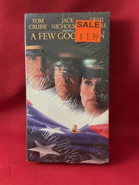 VHS A FEW Good Men 1993 Jack Nicholson Tom Cruise Demi Moore Re