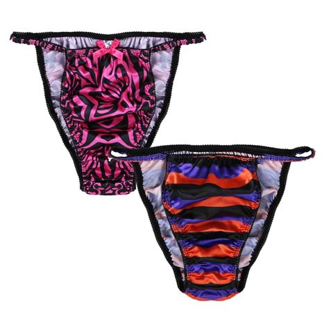 Satin Sissy G String Bikini Shiny Men Glossy Panties Underwear Brief Thong Boxer