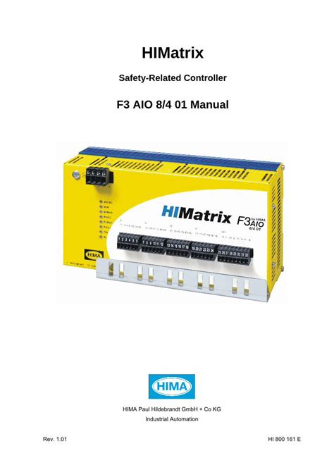 Pdf Himatrix F3 Aio 84 01 Manual Sds Automatyka1 Introduction