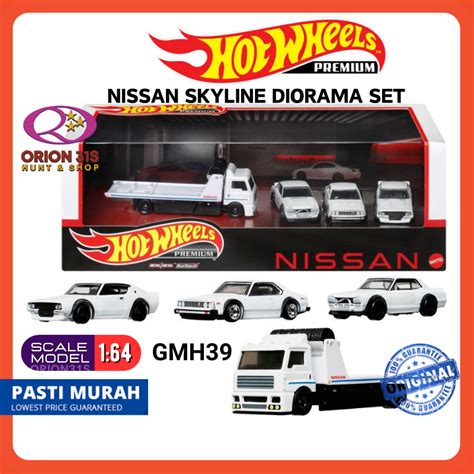 Hot Wheels Premium Collector Set Nissan Skyline Garage Box GMH Dash P LBWK Diorama Sealed Box