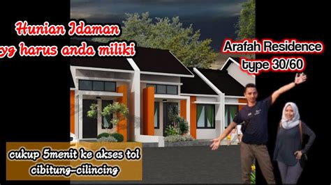 RUMAH SUBSIDI MURAH Update Terbaru Perumahan ARAFAH RESIDENCE Type 30