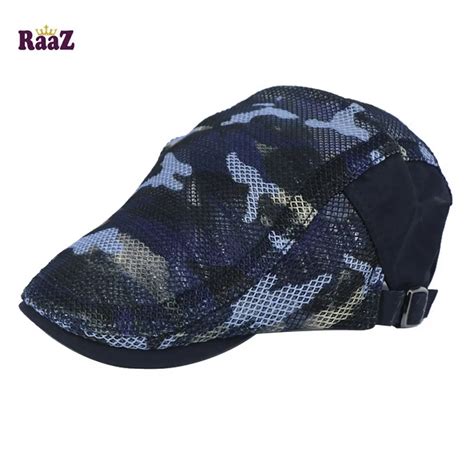 navy blue china net retro golf cap  men raazonline shop