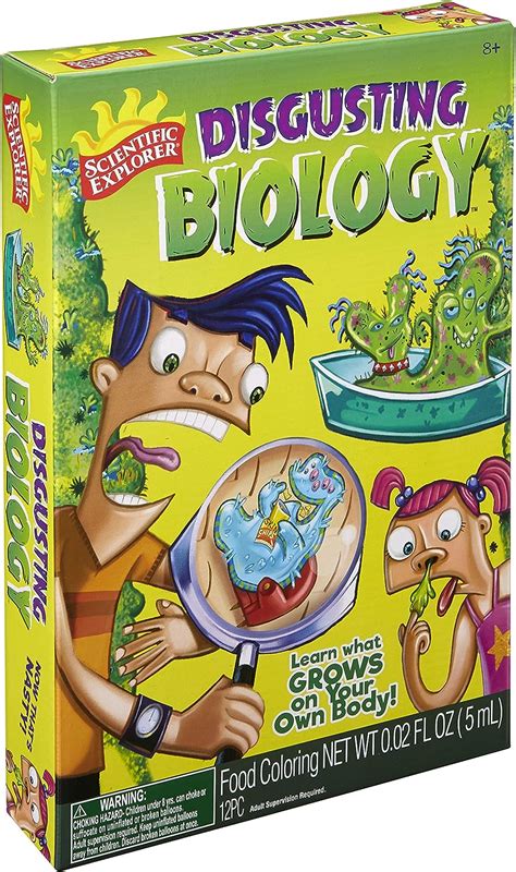 Amazon.com: Scientific Explorer Disgusting Biology Kids Science Kit ...