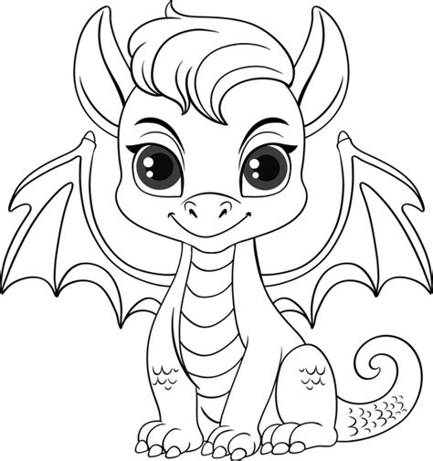 Cute Realistic Dragon Coloring Pages Wide Range | www.gbu-presnenskij.ru