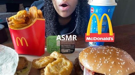 Asmr Mukbang Mcdonald 🍔🍟 Eating Sounds Asmr ムクバン・マクドナルド 🍔🍟 食べる音