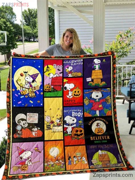 Snoopy Halloween V Quilt Emprints Store