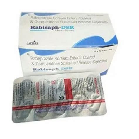 Rabisaph Dsr Rabeprazole Sodium Coated Domperidone Sustained Release