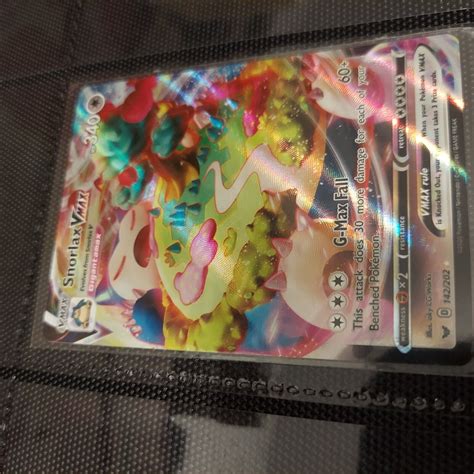 Snorlax Vmax Jumbo Card Stamped Gamestop Promo Pokemon Sword