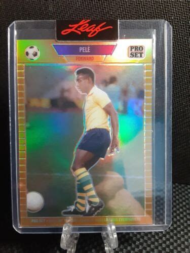 Pro Set Metal Pele Gold Refractor Limited Edition Psg