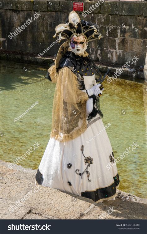 Carnaval Dannecy Aria Venice Carnival Annecy Stock Photo