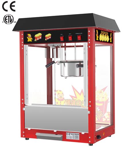 Roof Type Luxury Commercial Popcorn Maker CE ETL Popcorn Machine