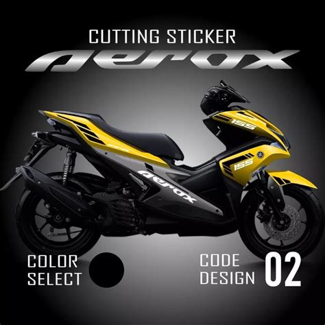 Jual Stiker Cutting Yamaha AEROX 155 Striping Variasi Yamaha AEROK