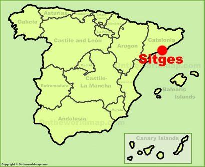 Sitges Maps | Spain | Maps of Sitges