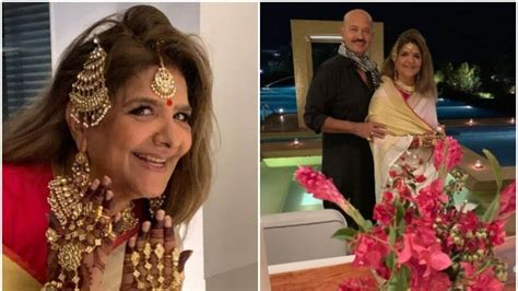 Hrithik Roshan's parents Pinkie and Rakesh Roshan dress up to celebrate 50th wedding anniversary ...