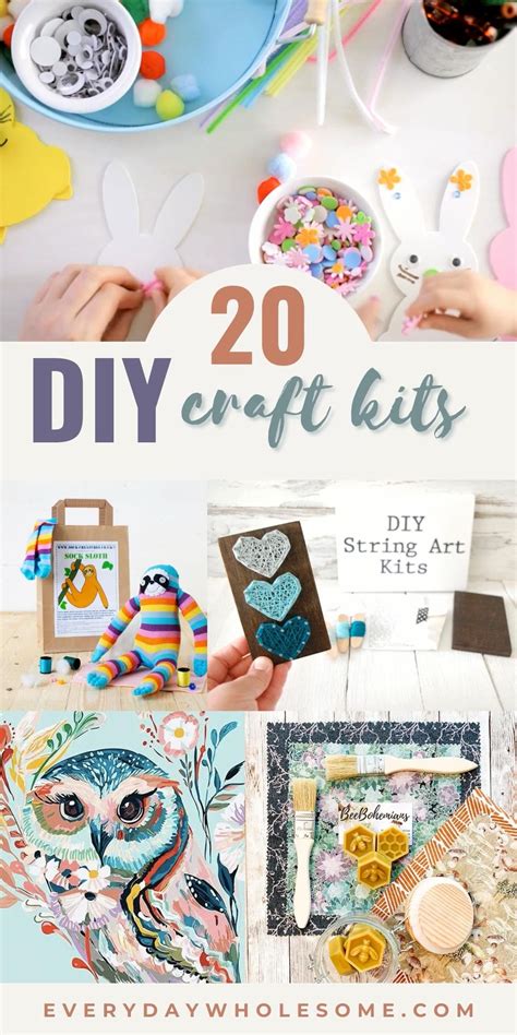 20 Diy Craft Kits For Kids Adults Artofit