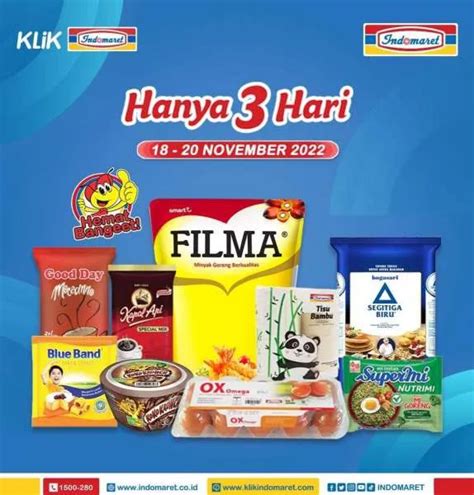 Katalog Promo Indomaret Hanya 3 Hari Periode 18 20 November 2022