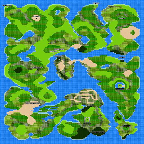 Fantasyanime On Twitter Evolution Of The World Map In Dragon Warrior